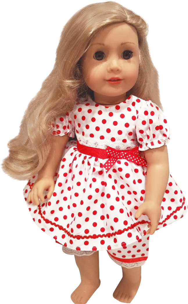 Playful Polka Dot Sleeping Bag Camping Set Fits American (810x1080), Png Download