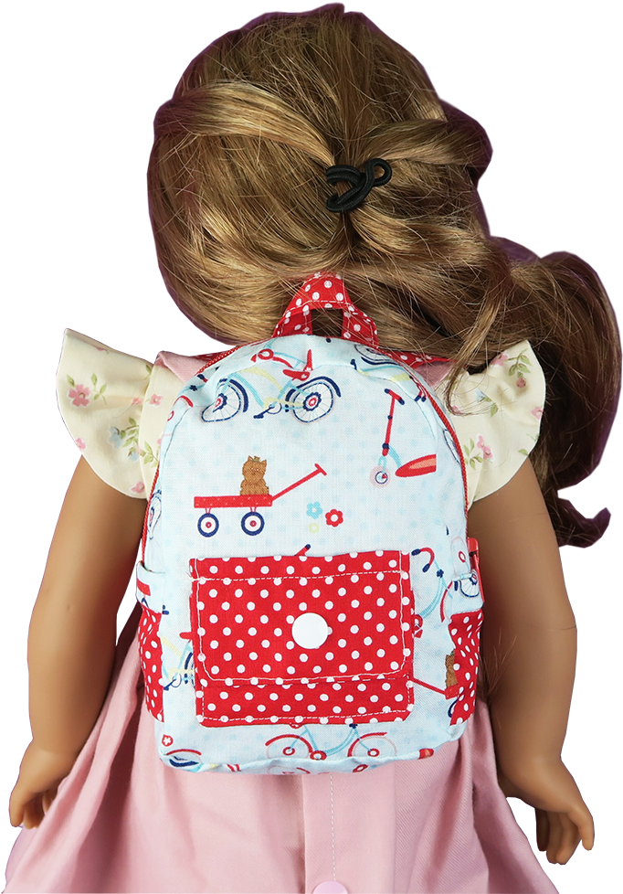 Sami Dolls Backpack - Doll (963x1000), Png Download