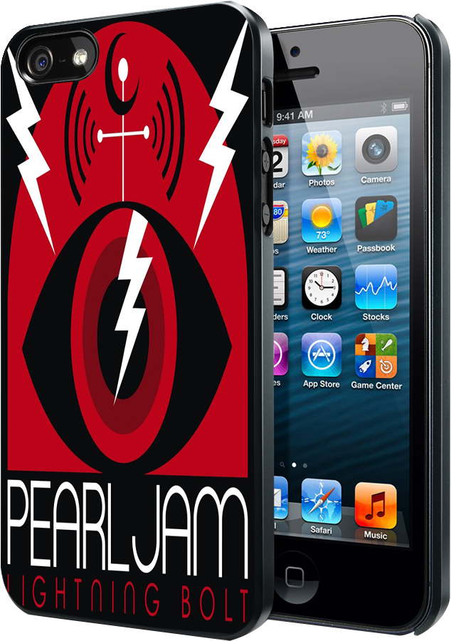 Pearl Jam Lightning Bolt Samsung Galaxy S3 S4 S5 S6 - Phone 5c Cases Star Wars (874x1124), Png Download