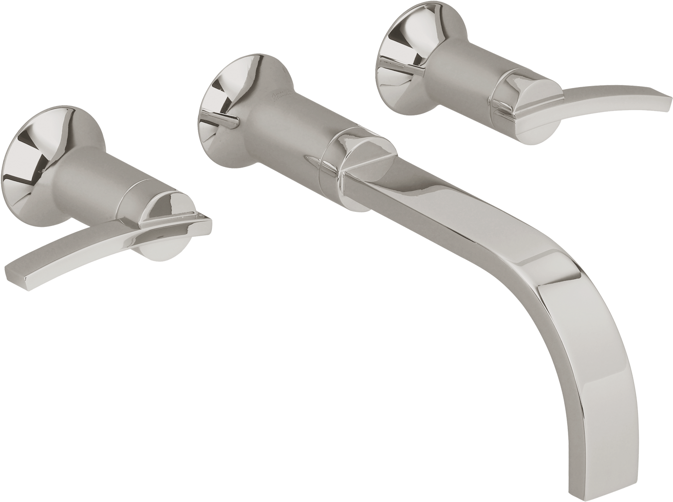 Berwick Wall-mounted Widespread Bathroom Faucet With - American Standard Berwick Wall Mounted Bathroom Faucet (2000x2000), Png Download