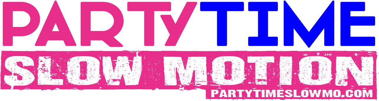 Party Time Slow Motion Logo - Slow Motion (1600x442), Png Download