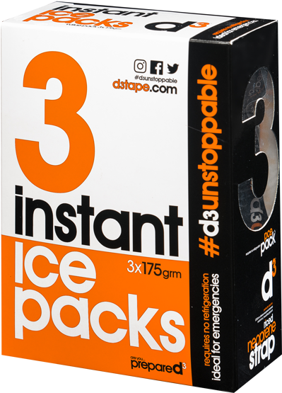 Product Image For Instant Ice Packs - D3 Instant Ice Packs 3pk 175g (800x600), Png Download