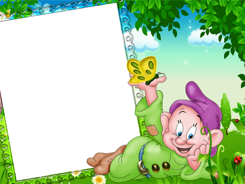 Moldura De Blancanieves - Marco Foto Blanca Nieves (800x600), Png Download