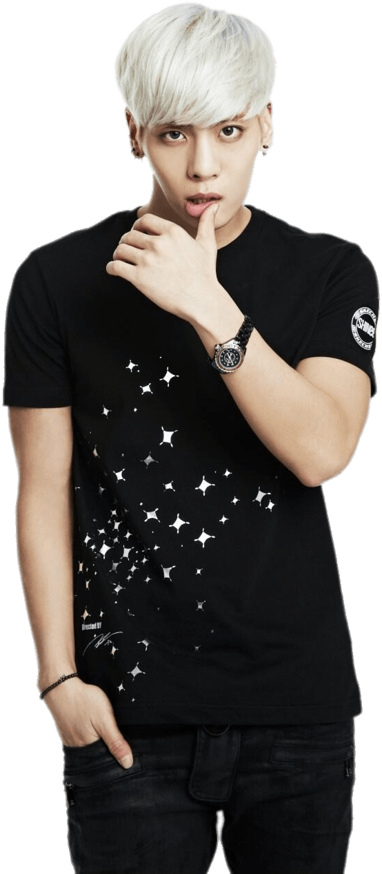 Download - Shinee Jonghyun Shirt Skechers (900x1349), Png Download