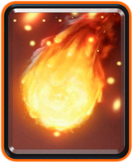 Fireball - Clash Royale Spell (318x379), Png Download
