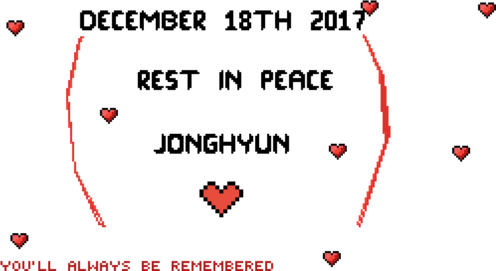 Rest In Peace Kim Jonghyun Shinee - Shinee (1024x576), Png Download