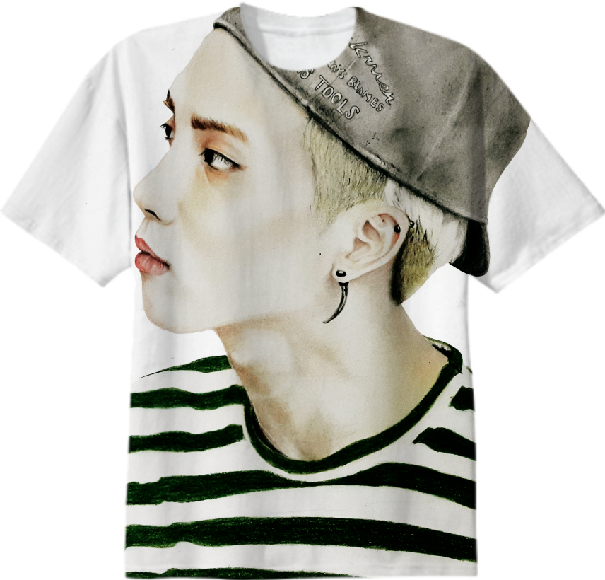 Shop Jonghyun Airport Cotton T-shirt By Saherejaz - Girl (856x820), Png Download