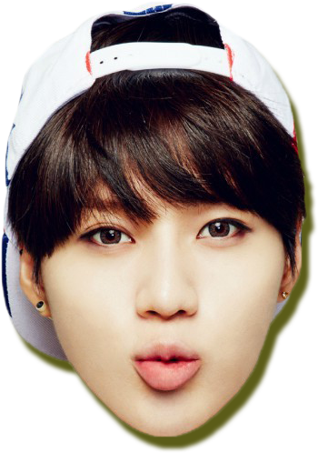 “jonghyun Is Wearing A Falling Whistles Necklace, - Kpop Idol Head (498x498), Png Download