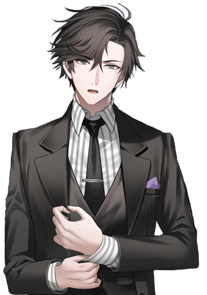 Anime Guy In Suit (560x580), Png Download