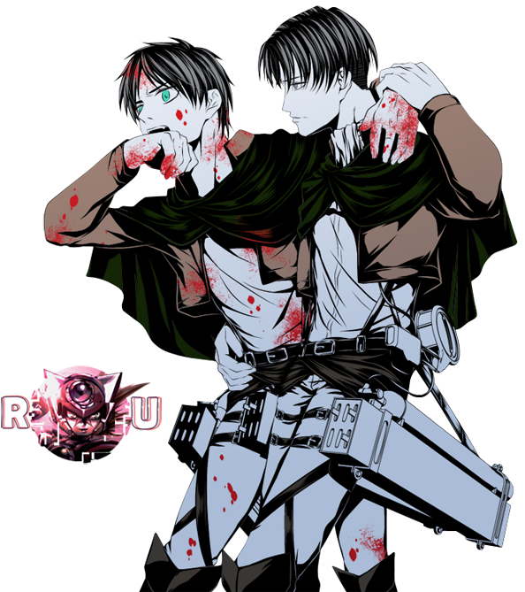 Shingeki No Kyojin Render (600x668), Png Download
