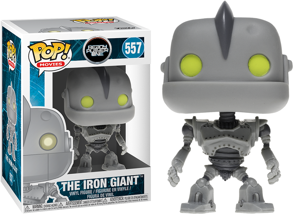 From Filmmaker Steven Spielberg Comes The Science Fiction - Ready Player One Iron Giant Funko (1000x1000), Png Download