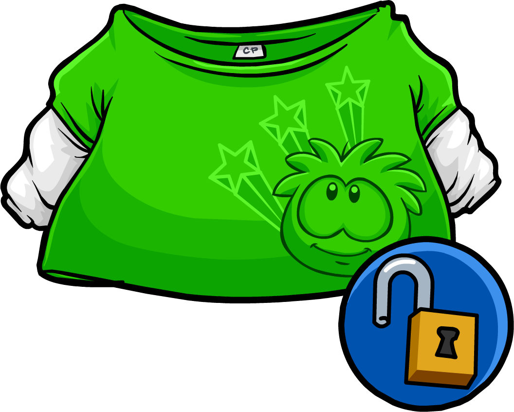 Green Skater Shirt - Club Penguin Green Shirt (1056x846), Png Download