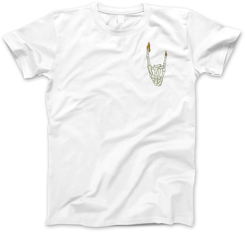 Ghost Skater T-shirt (1000x1000), Png Download