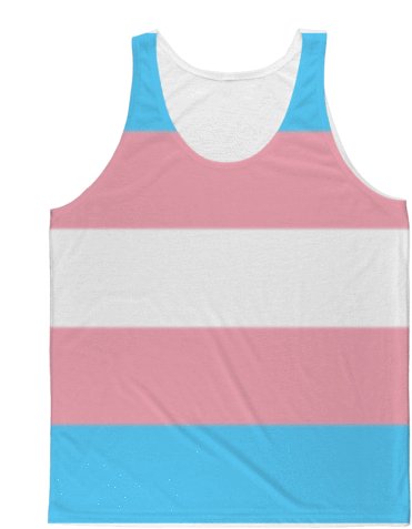 Trans Pride ﻿classic Sublimation Adult Tank Top - Transgender (500x500), Png Download