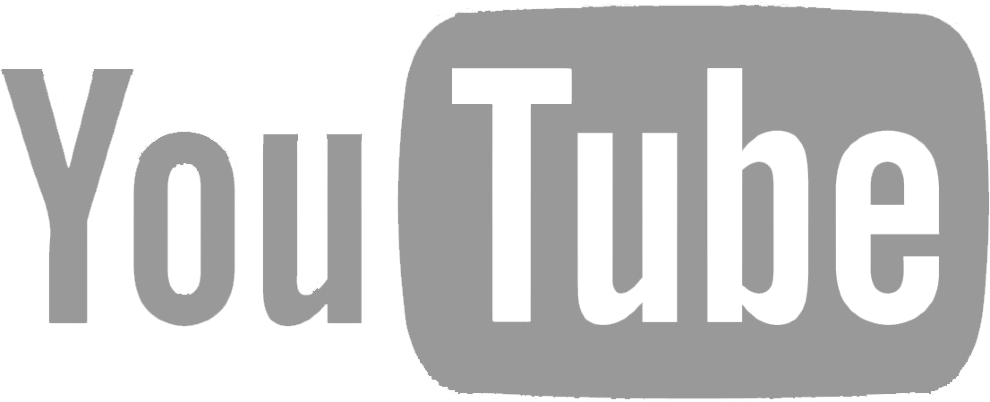 Youtube Logo White Transparent - Youtube White Logo Png Transparent (1024x442), Png Download