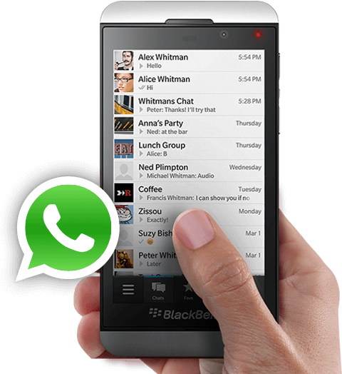 Got Lots Of Whatsapp Chat Messages On Your Android - Whatsapp Do Blackberry (503x542), Png Download