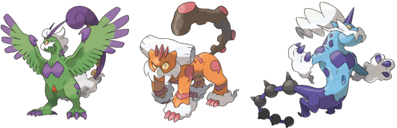 Sure, Those Are Alternate Forms, But Don't Just Ignore - Landorus Thundurus Tornadus (800x267), Png Download