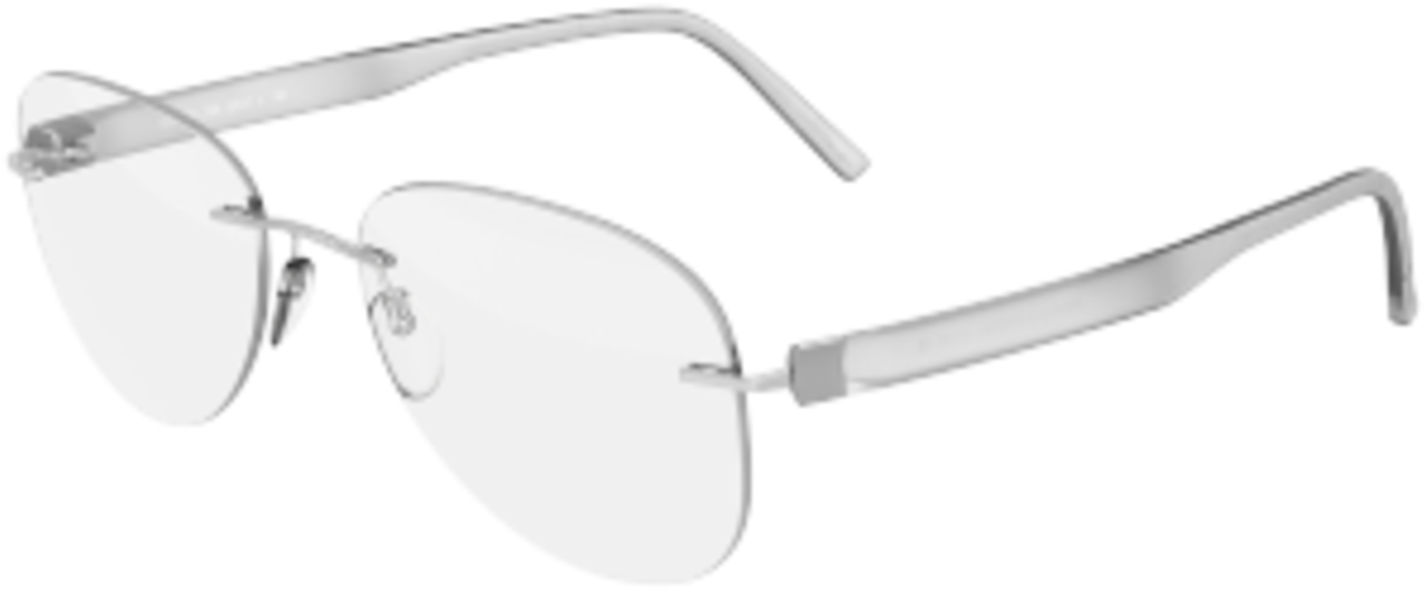 Silhouette Eyeglasses Inspire Chassis 5506 7000 Rimless - Monochrome (1505x848), Png Download