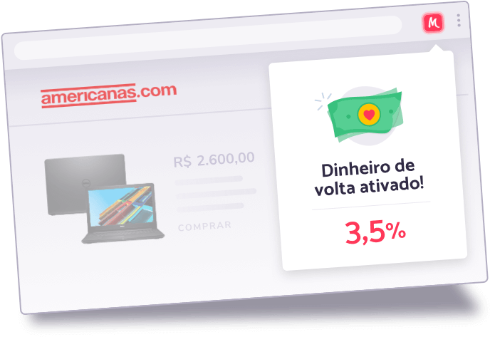 Compre Nas Suas Lojas Favoritas E Ganhe Uma Parte Do - Americanas (697x478), Png Download