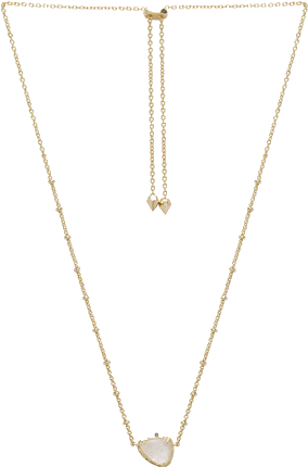 Kendra Scott Arleen Pendant Necklace In Gold Crystal - Prestige Staff: Saint Anthony (toni Malau) (500x500), Png Download