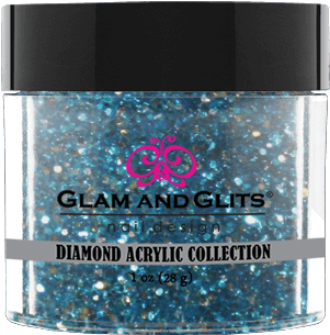 Dac54 Icey Blue - Glam Glits Acrylic Powder 1 Oz (400x400), Png Download