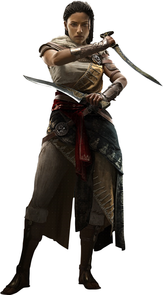 Download Download Png - Assassin's Creed Origins Aya (326x600), Png Download