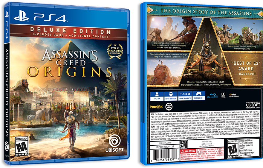 Assassin's Creed Origins - Assassin's Creed Origins (ps4) (900x576), Png Download