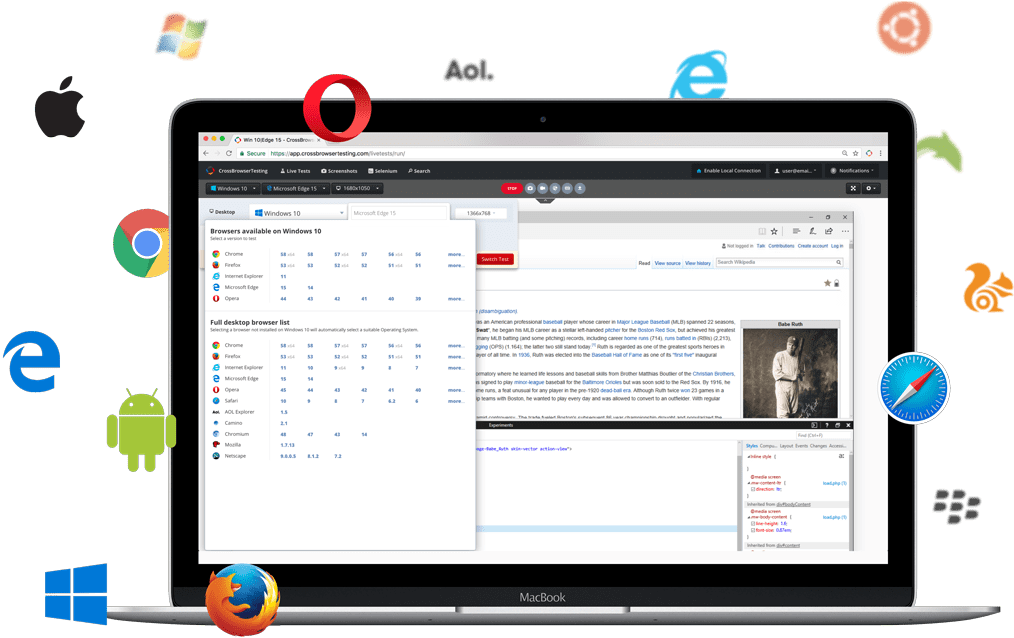 Remote Access - Cross Browser Testing Tool (1024x640), Png Download