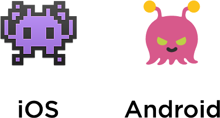 The Differences In Appearance May Result In The Recipient - Space Invader Emoji Android (587x364), Png Download