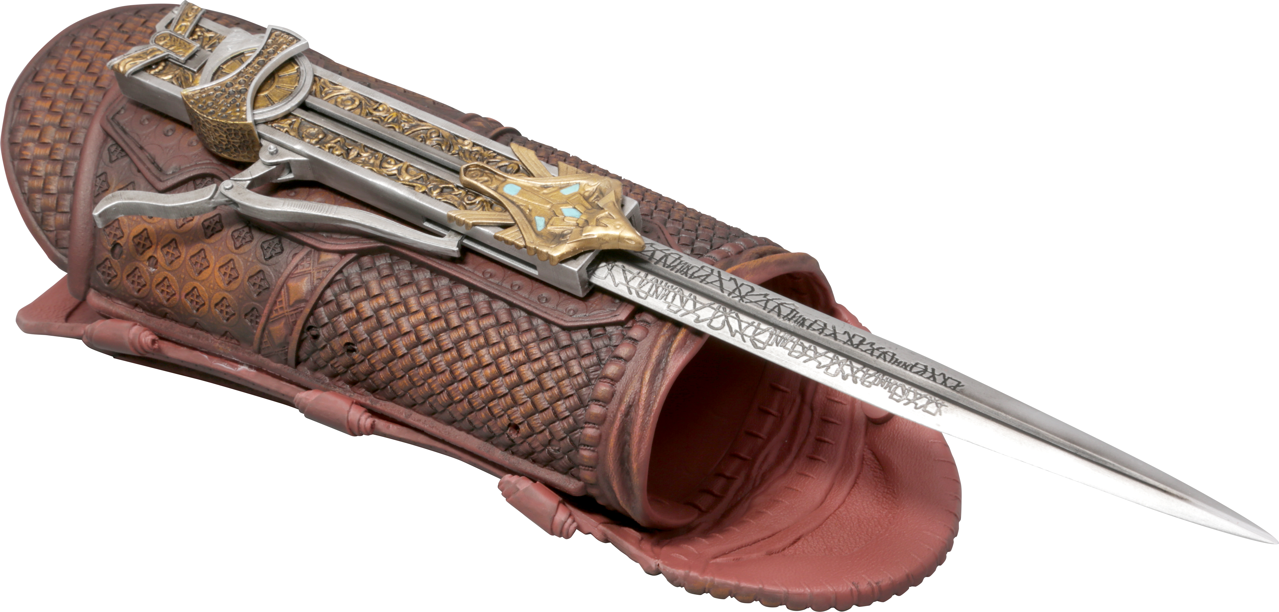 Assassin's Creed Hidden Blade - Assassin's Creed Movie - Aguilar's Hidden Blade Replica (5198x2488), Png Download