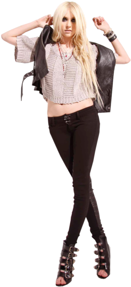 Share This Image - Taylor Momsen's The Pretty Reckless (298x600), Png Download