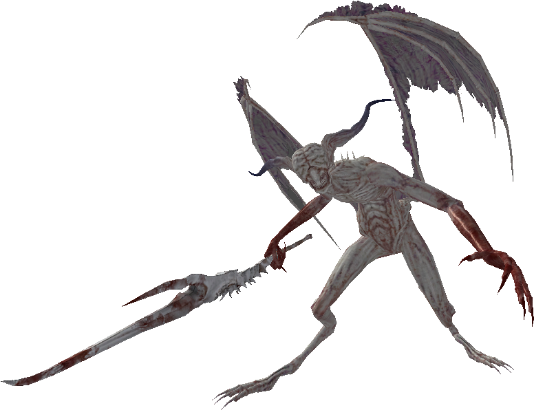 Chr Demon Batwing - Illustration (786x603), Png Download