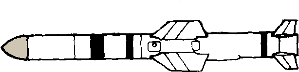 Agm-84a Harpoon - United States Navy (641x217), Png Download