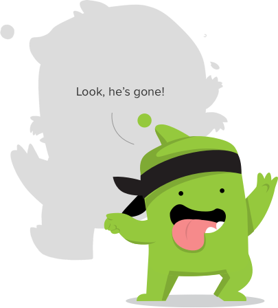 Mojo Caught Up With Katie - Cartoon (405x448), Png Download