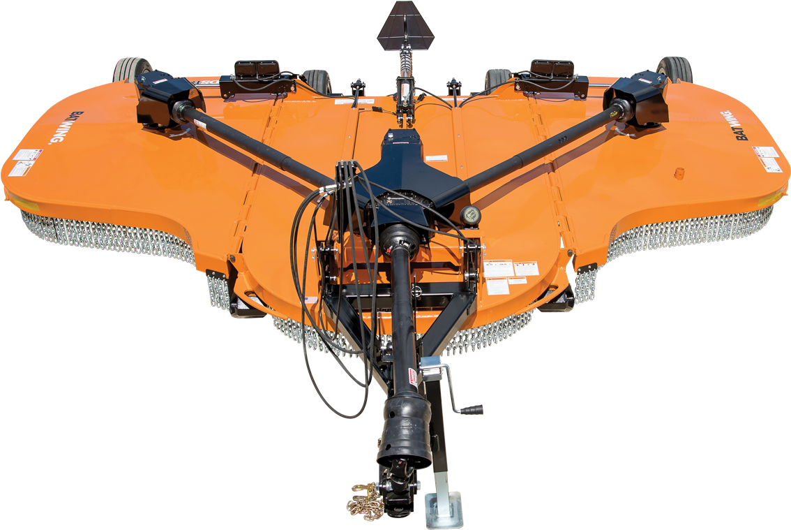 Batwing-front - Mower (1200x845), Png Download