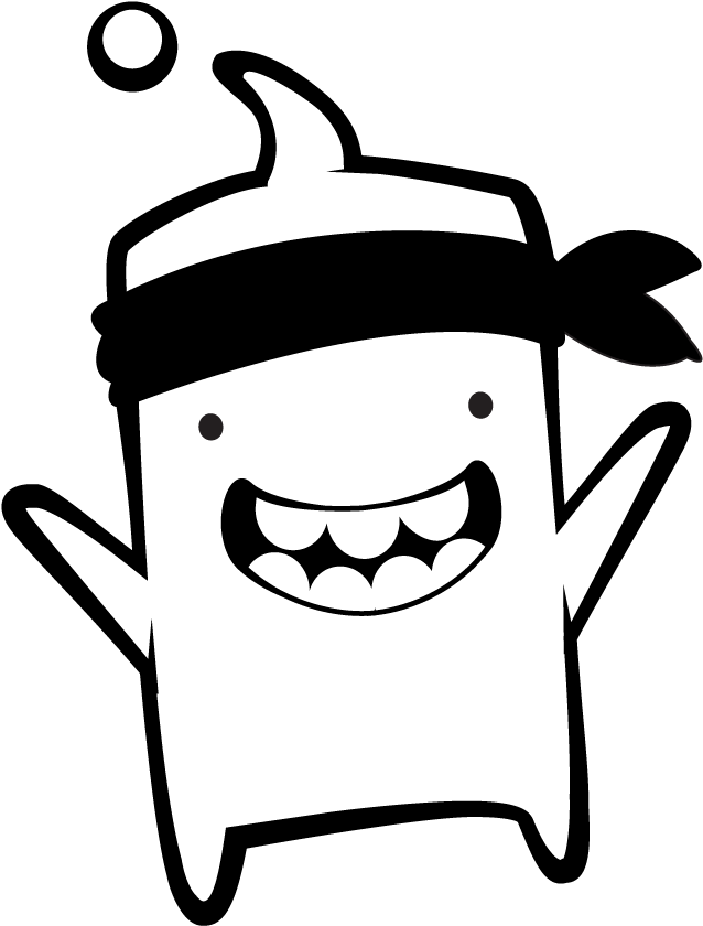 Class Dojo Clipart - Class Dojo Monster Black And White (654x851), Png Download