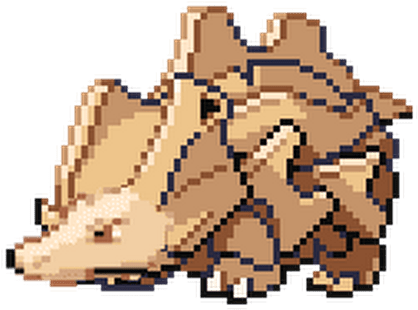 Rhyhorn Sprite (530x530), Png Download