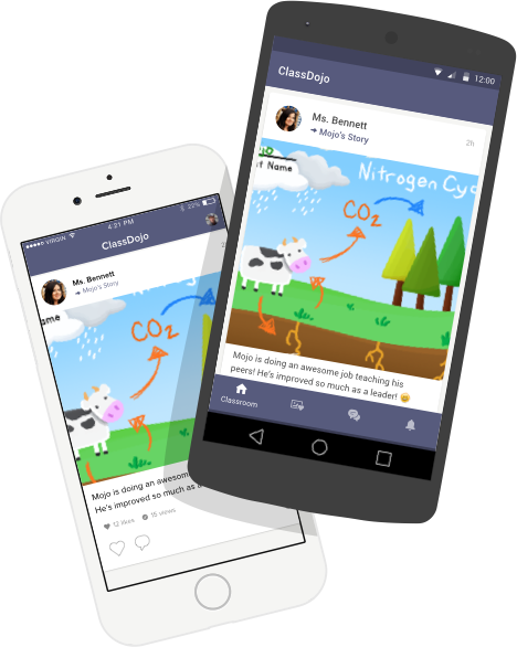 Classdojo (468x586), Png Download