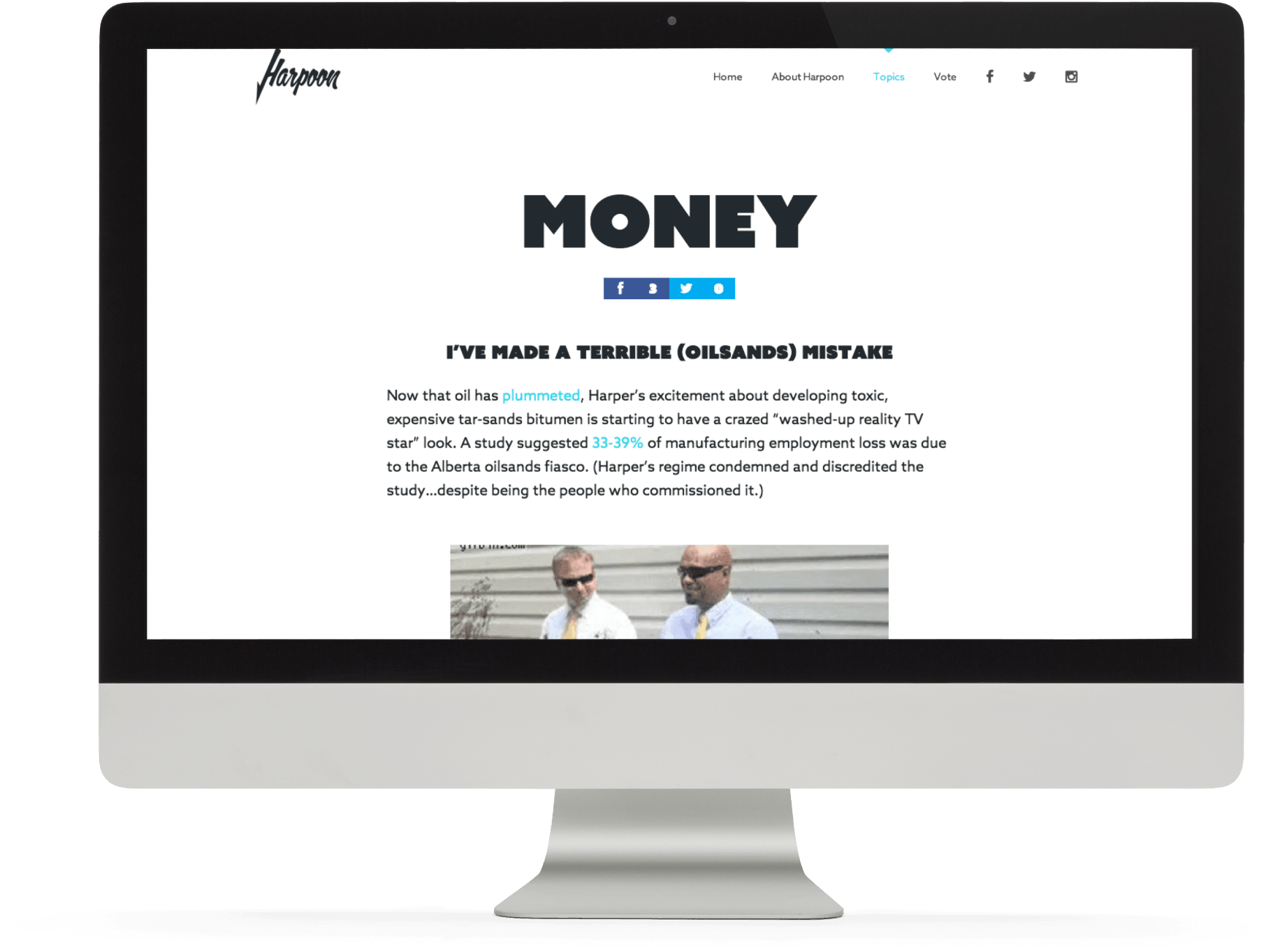 Harpoon - Book Website Mockup (2280x1520), Png Download