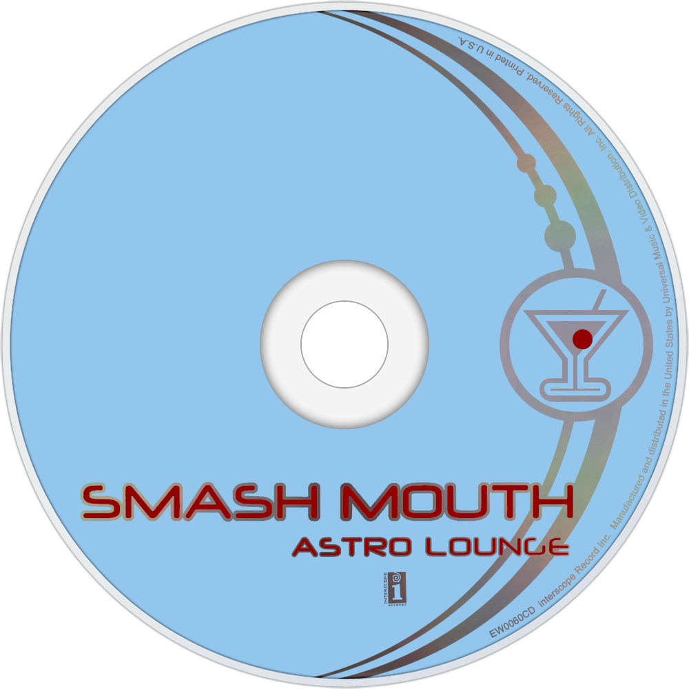 Smash Mouth Astro Lounge Cd Disc Image - Smash Mouth Astro Lounge Album Cover (1000x1000), Png Download