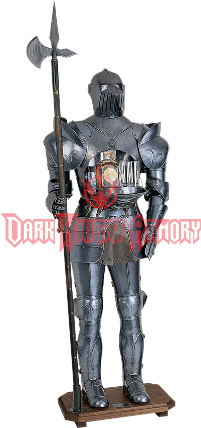 Full Suit Of Armor With Fold Down Drink Bar - Plate Armour (850x850), Png Download