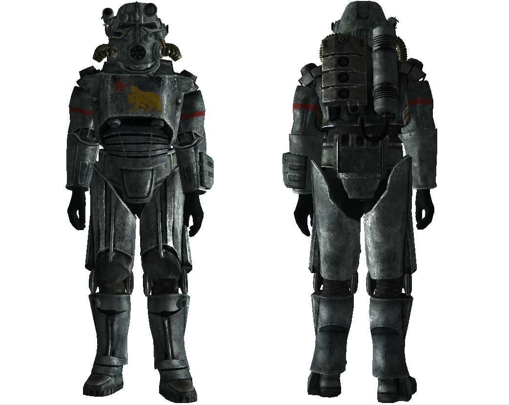 Fnv Ncr Salvaged Armor - Ncr Salvaged Power Armor (1058x847), Png Download