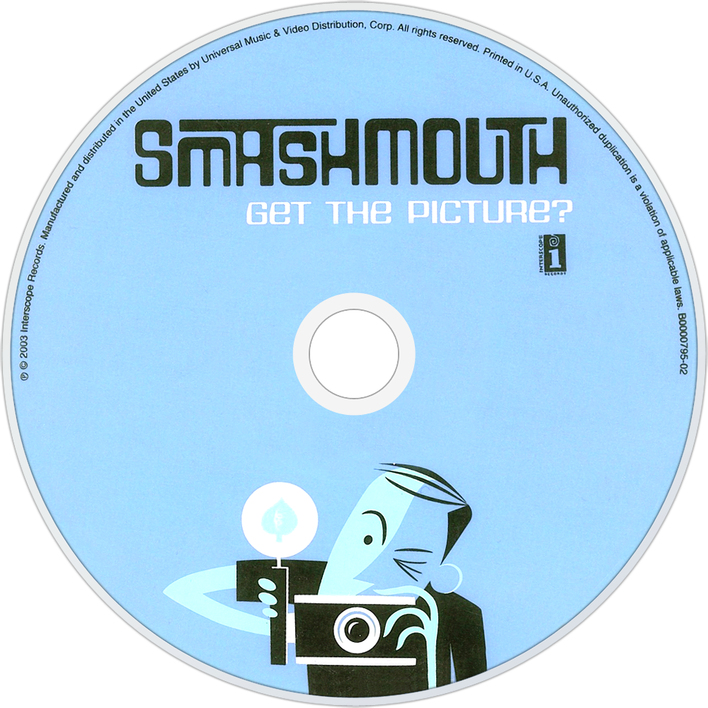 Smash Mouth Get The Picture Cd Disc Image (1000x1000), Png Download