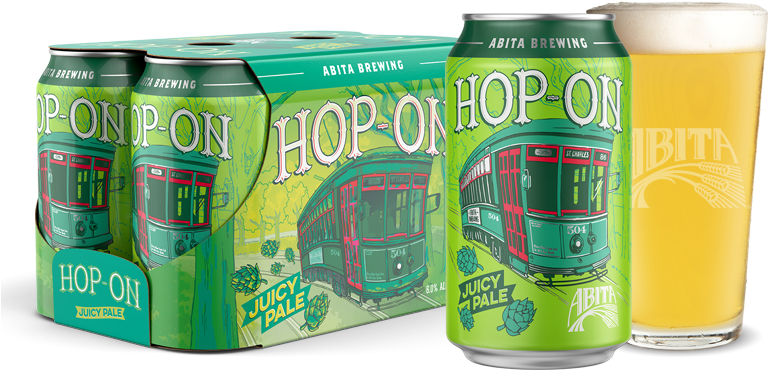Hop-on - Abita Hop On Ipa (800x550), Png Download