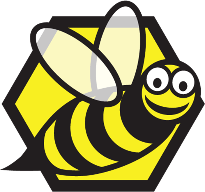 Beewithborder - Spelling Bee (825x825), Png Download
