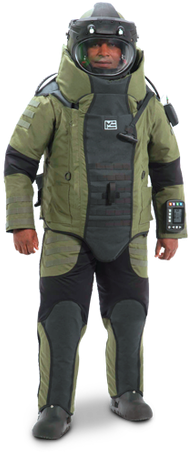 Med-eng Eod 10 Bomb Suit & Helmet - Bomb Disposal Uniform (455x455), Png Download