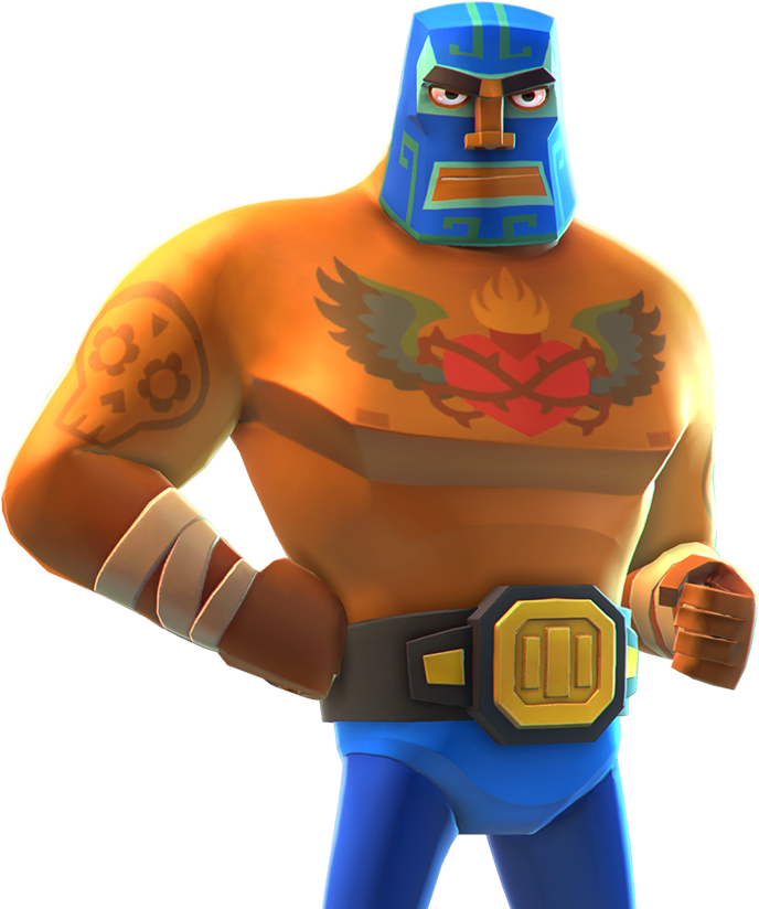 Juan Guacamelee Thumb Brawlout - Brawlout Juan (1920x1080), Png Download