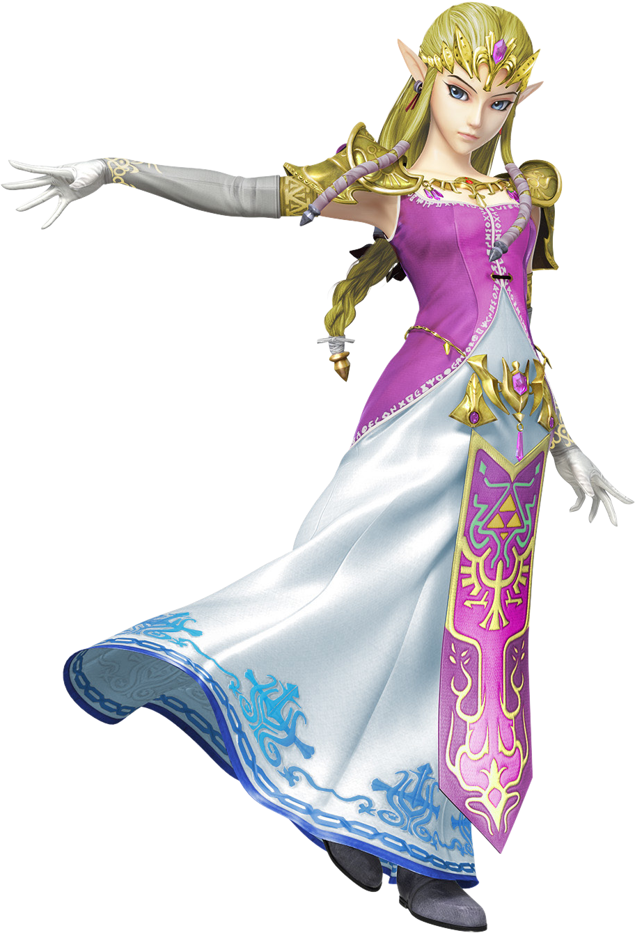Princesses Prefer Pink - Super Smash Bros Wii U Zelda (1500x1500), Png Download