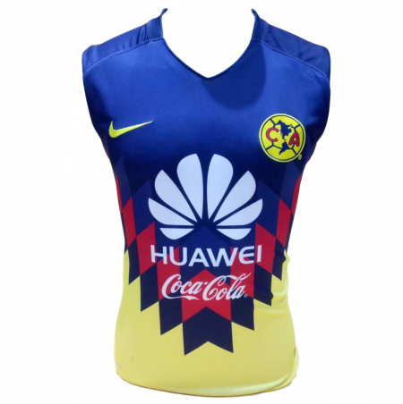 Club América 2017 Home Sleeveless Training Jersey Outlet - Club America Soccer Jersey (450x452), Png Download
