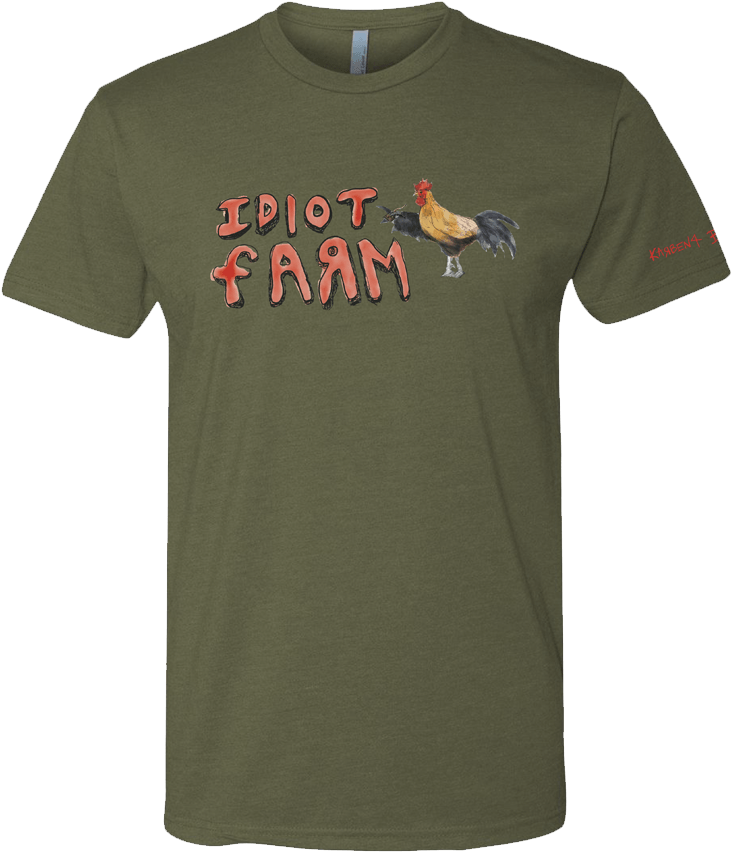 Idiot Farm T-shirt - Trey Smith (738x1080), Png Download